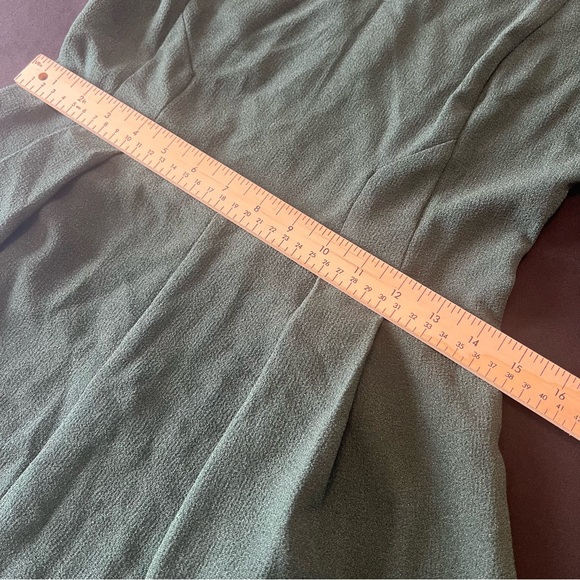 Dynamite Forest Green Sleeveless Fit & Flare Dress NWT Size M - Picture 9 of 10